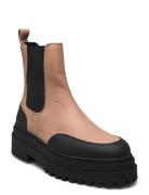 Slfasta New Chelsea Leather Boot B Selected Femme Beige
