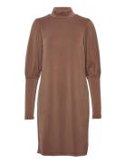 Mwelle Puff Dress My Essential Wardrobe Brown