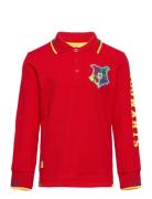 Long-Sleeved Polo Harry Potter Red