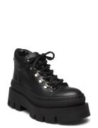 Kesia Leather Pavement Black