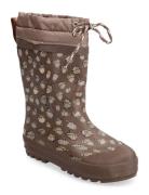 Rainboots With Woollining ANGULUS Patterned