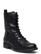 Biadanelle Lace Up Boot Bianco Black