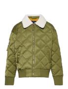 D2. Quilted Aviator Jacket GANT Green