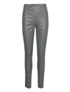 Slkaylee Pu Leggings Soaked In Luxury Grey