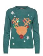 Onlxmas Exclusive Reind Pullover Ex Knt ONLY Green