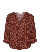 Slfleia 3/4 Shirt B Selected Femme Patterned