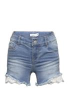 Nkfsalli Slim Dnm Shorts 5372-Ha Noos Name It Blue