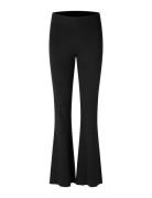 Polina Knit Trousers Second Female Black