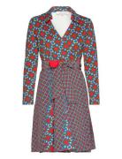 Dvf Dublin Wrap Dress Diane Von Furstenberg Patterned