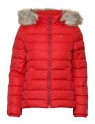 Tjw Basic Hooded Down Jacket Tommy Jeans Red