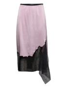 Lace Skirt.str Silk Helmut Lang Patterned