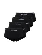 Pclogo Lady 4 Pack Solid Noos Bc Pieces Black
