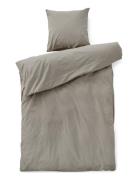 St Bed Linen 140X200/60X63 Cm Compliments Grey