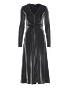 Dress Metallic Jesery ROTATE Birger Christensen Black