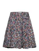 All Over Printed Skirt With Flowers Tom Tailor Patterned