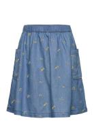 Sgdizzy Chambray Skirt Soft Gallery Blue