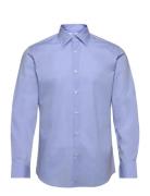 Slim Fit Stretch Cotton Suit Shirt Mango Blue