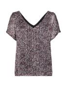 Patterned Chiffon Blouse Esprit Collection Grey