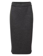 Rib Knit Pencil Skirt Esprit Casual Grey
