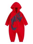 Baby French Terry All Day Play Coverall / Nkn All Day Play C Nike Red