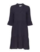 Edasz Solid Dress Saint Tropez Navy