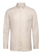 Slhslimethan Shirt Ls Classic Noos Selected Homme Beige