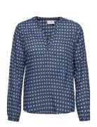 Kasary Tilly Blouse Kaffe Blue