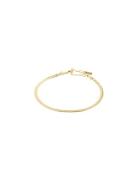 Joanna Flat Snake Chain Bracelet Gold-Plated Pilgrim Gold