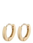 Arnelle Huggie Hoop Earrings Gold-Plated Pilgrim Gold