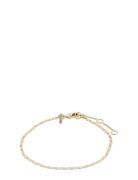 Parisa Recycled Flat Link Chain Bracelet Gold-Plated Pilgrim Gold