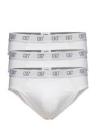 Cr7 Basic Brief Organic 3-Pak CR7 White