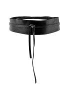 Pcvibs Leather Tie Waist Belt Pieces Black