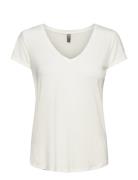 Cupoppy V-Neck T-Shirt Culture White