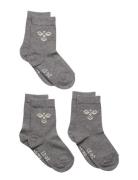 Sutton 3-Pack Sock Hummel Grey