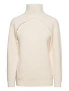 Recycled Wool Cut Out Sweater Ls Calvin Klein Cream