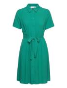 Vipaya S/S Shirt Dress - Noos Vila Green