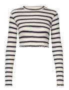 2X2 Lurex Stripe Tira Top Mads Nørgaard White