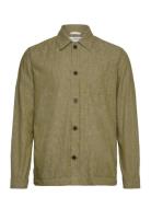 Slhlooseblas-Linen Overshirt Ls W Selected Homme Green