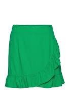 Vmmymilo Hw Mini Skirt Wvn Ga Vero Moda Green