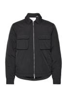 Harry Quilted Hybrid Jacket Les Deux Black