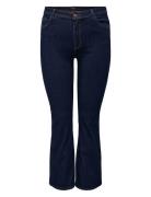 Carsally Hw Flared Jeans Dnm Bj370 Noos ONLY Carmakoma Blue