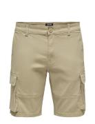 Onscam Stage Cargo Shorts 6689 Life Noos ONLY & SONS Beige