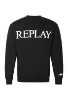 Sweater Regular Pure Logo Replay Black