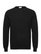 Man O-Neck Plain Davida Cashmere Black