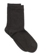 Wool Rib Socks Mp Denmark Grey