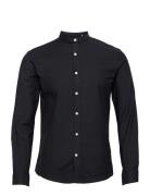 Yarn Dyed Oxford Superflex Shirt L/ Lindbergh Black
