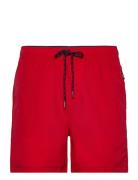 Waldo Packable Swim Shorts Sebago Red