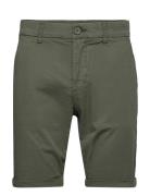 Chuck Regular Chino Poplin Shorts - Knowledge Cotton Apparel Green