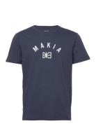 Brand T-Shirt Makia Blue