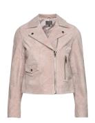 Andrea Suede Biker Jofama Beige